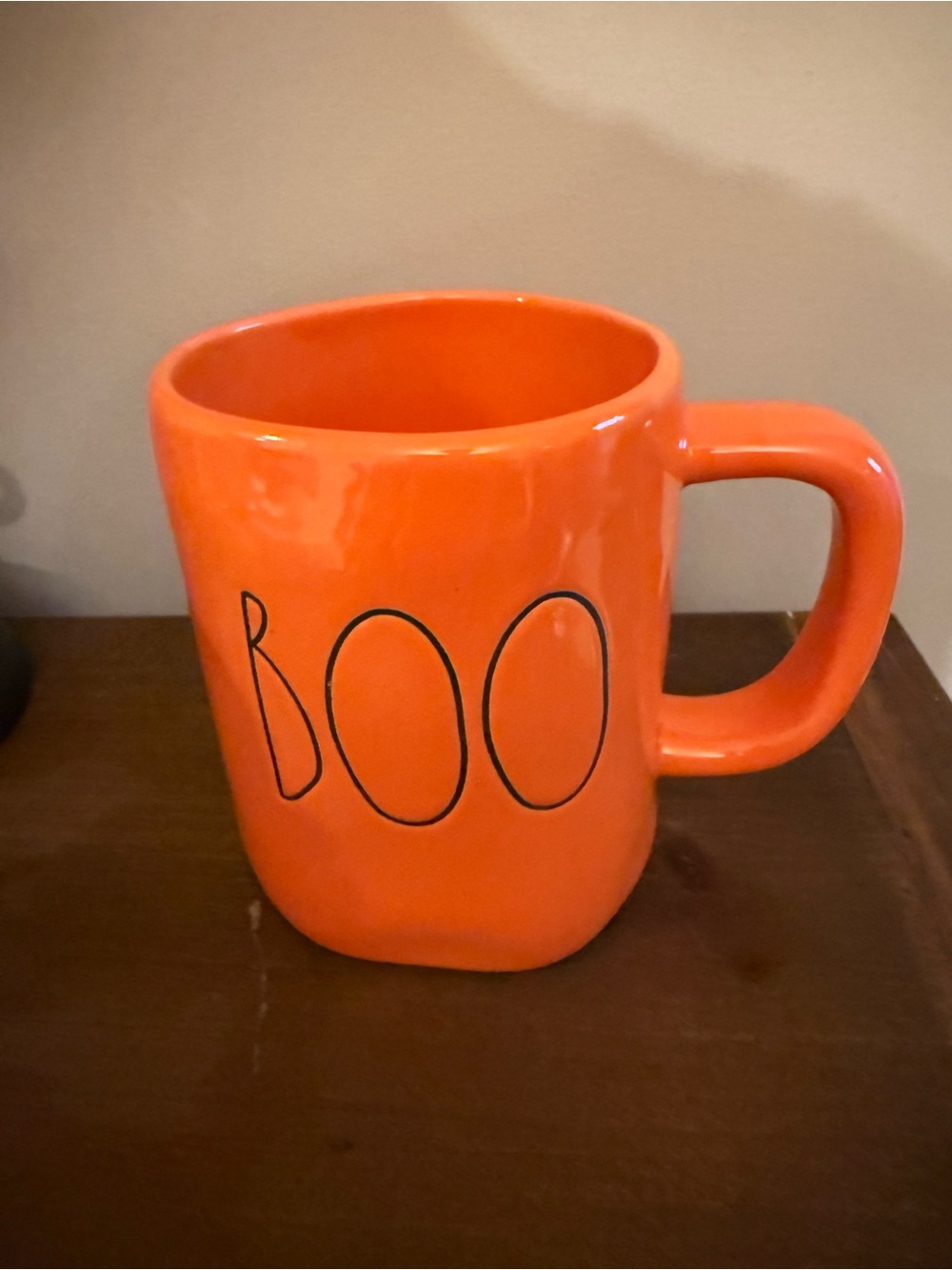 Rae Dunn Halloween Orange 'Boo' Ceramic Mug - Home Dining